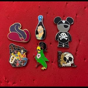 Disney Pin Trading Lot Pirates Set